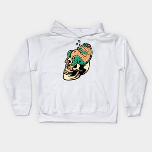 No Worms Frog Kids Hoodie